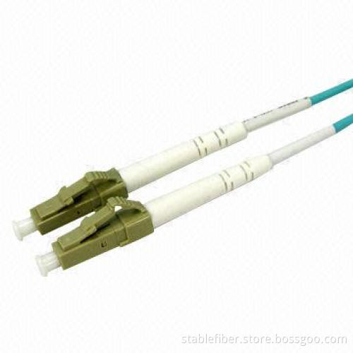 MM Duplex/Simplex LC-LC OM4 Patch Cord with Ultra Low Back Reflection and Low Insertion Loss